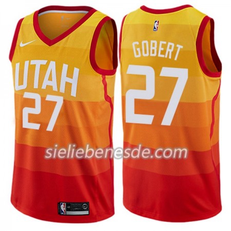 Herren NBA Utah Jazz Trikot Rudy Gobert 27 Nike City Edition Swingman